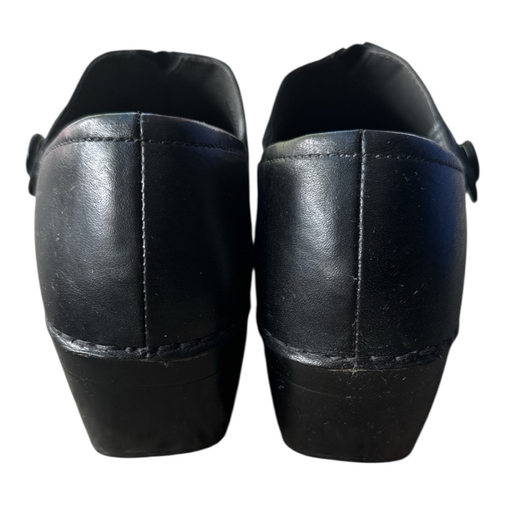 Dansko Women's Black Leather Clogs NWOT Size 40 Nursing, Doctor, Comfort - Picture 4 of 5